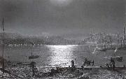 Atkinson Grimshaw Scarborough Bay oil painting on canvas